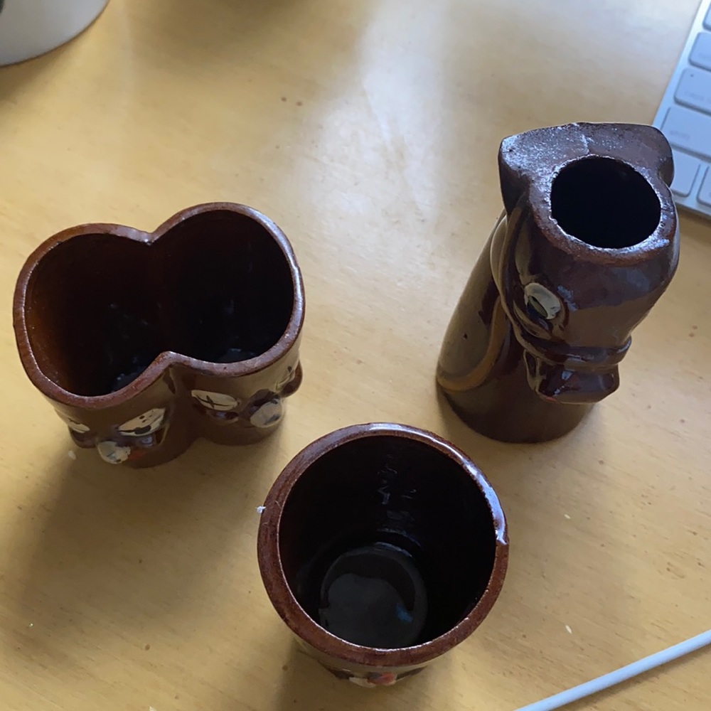 Vintage Ceramic Shot Glasses Made in Japan - Picture 2 of 9